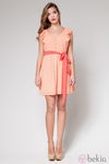 Vestido color mandarina de la colección primavera/verano 2013 de 'OUI by Poète'