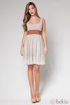 Vestido ceñido a la cintura de la colección primavera/verano 2013 de 'OUI by Poète'