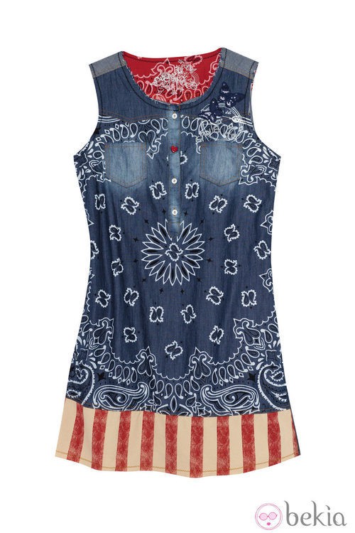Vestido de la colección primavera/verano 2013 de Desigual