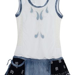Vestido blanco de la colección primavera/verano 2013 de Desigual