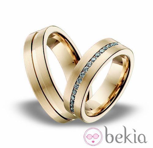 Alianza bañada en oro de la colección novias 2013 de Zenana