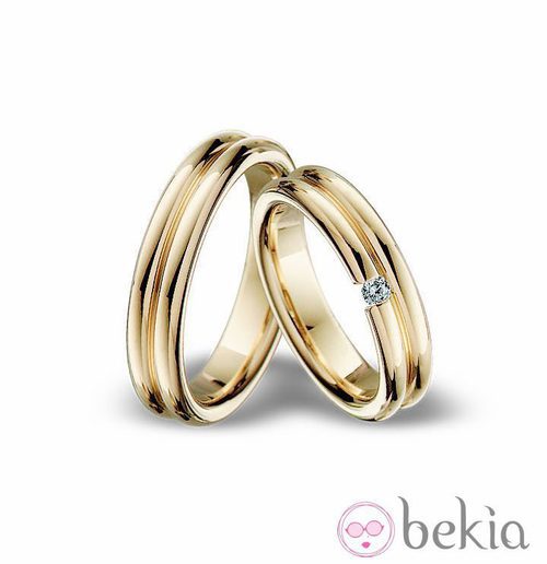 Alianzas doradas de la colección novias 2013 de Zenana