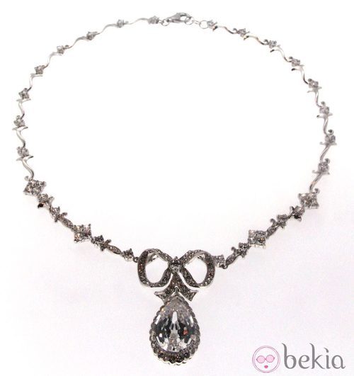 Collar cuarzo blanco de la colección novias 2013 de Zenana