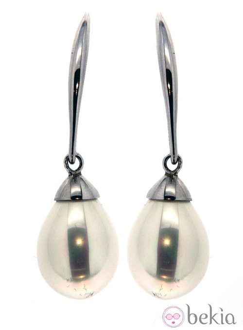 Pendientes perla de la colección novias 2013 de Zenana