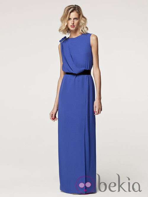 Vestido largo de la colección primavera/verano 2013 de Carolina Herrera
