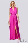 Vestido largo fucsia de la colección primavera/verano 2013 de Carolina Herrera