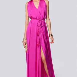 Vestido largo fucsia de la colección primavera/verano 2013 de Carolina Herrera