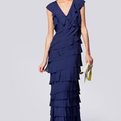 Vestido de volantes de la colección primavera/verano 2013 de Carolina Herrera