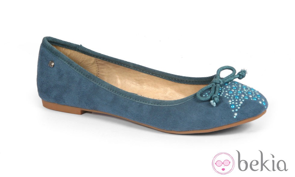 Bailarina azul de Mustang para la colección primavera/verano 2013