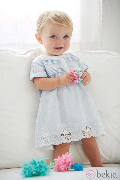 Vestido de bebé de la colección My First Chicco primavera/verano 2013 de Chicco