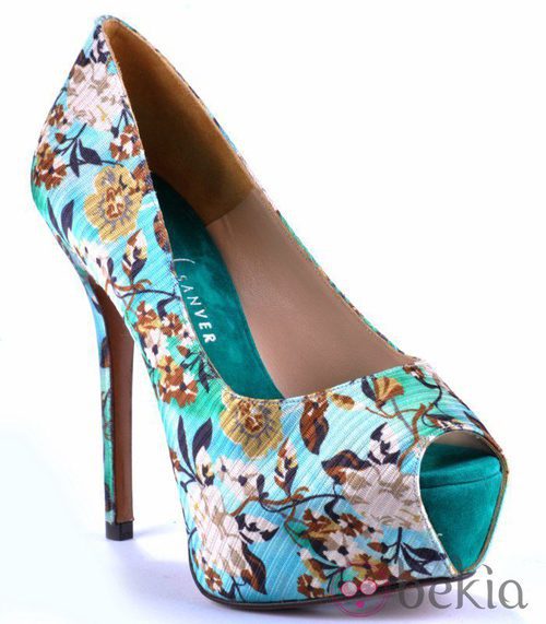 Peep toe estampado de la colección primavera/verano 2013 de Rebeca Sanver