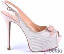 Peep toe con diseño a rayas de la colección primavera/verano 2013 de Rebeca Sanver