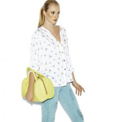 Bolso verde lima de la colección 'Spring Bloom' primavera/verano 2013 de SuiteBlanco