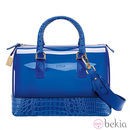 Bowling bag color azul de la colección primavera/verano 2013 de Furla