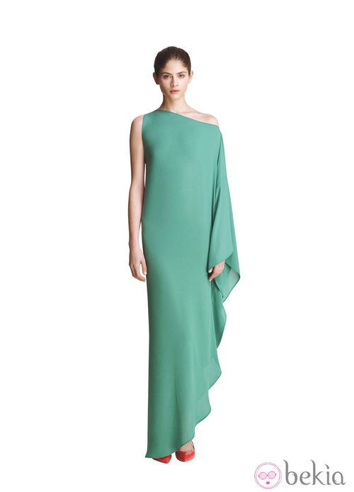 Vestido verde de la colección primavera/verano 2013 de Juanjo Oliva para Elogy