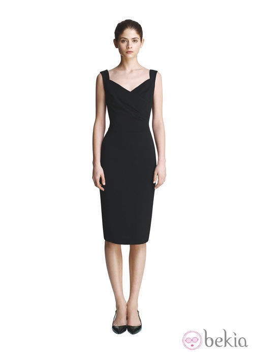 Vestido negro de la colección primavera/verano 2013 de Juanjo Oliva para Elogy