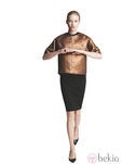 Chaqueta metalizada de la colección primavera/verano 2013 de Juanjo Oliva para Elogy