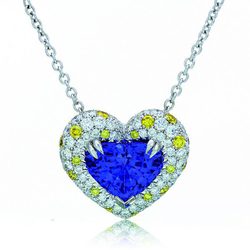 Collar con forma de corazón de la colección de 'Diamonds' 