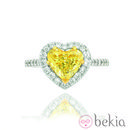 Anillo con forma de corazón de la colección de 'Diamonds'
