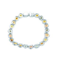 Pulsera de plata de la colección de 'Diamonds'