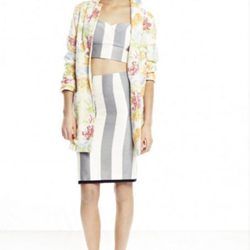 Falda recta de rayas de la colección primavera/verano 2013 de River Island