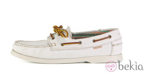 Náutico blanco de la colección masculina primavera/verano 2013 de U.S. Polo Assn.