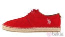 Alpargata roja de la colección masculina primavera/verano 2013 de U.S. Polo Assn.
