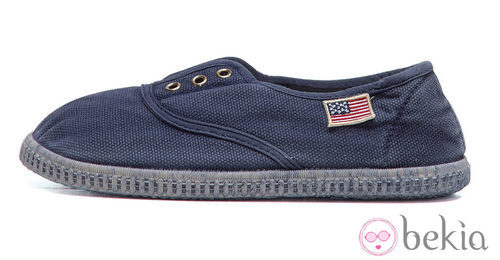 Zapatilla azul de la colección de niño primavera/verano 2013 de U.S. Polo Assn.