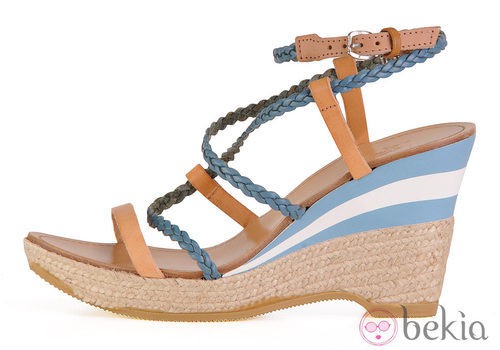 Sandalia abierta con cuña de la colección femenina primavera/verano 2013 de U.S. Polo Assn.