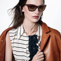 Chaqueta de cuero de la colección pre-fall 2013 de Prada
