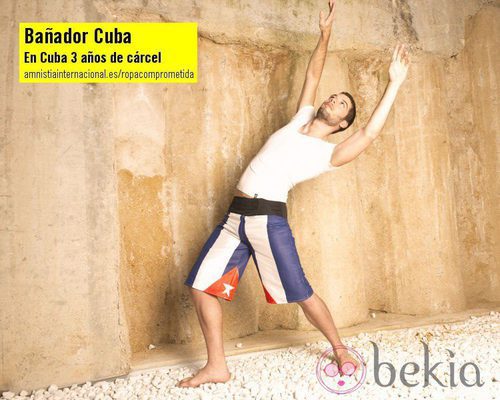 Bañador Cuba de la colección 'Ropa Comprometida' de Amnistía Internacional