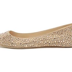 Bailarinas color nude de Casadei