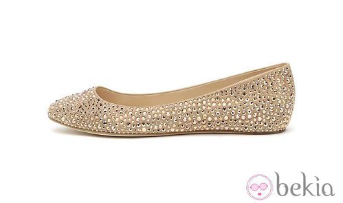 Bailarinas color nude de Casadei