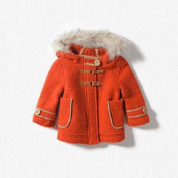 Abrigo de niña de Zara Kids, otoño/invierno 2011