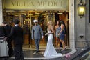 Petra Ecclestone con traje blanco de Ralph & Russo
