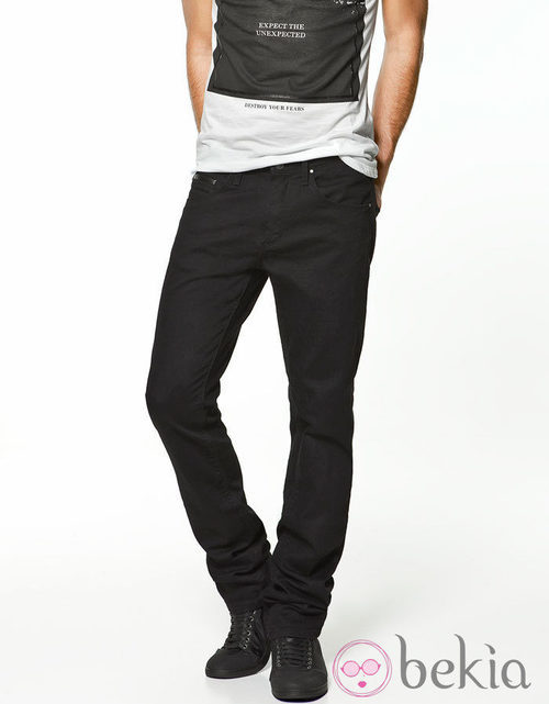Vaquero negro para hombre de Zara