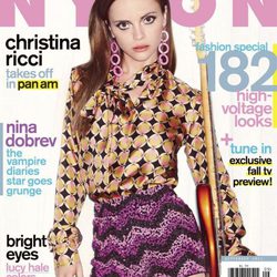 Christina Ricci, portada de Nylon en septiembre de 2011