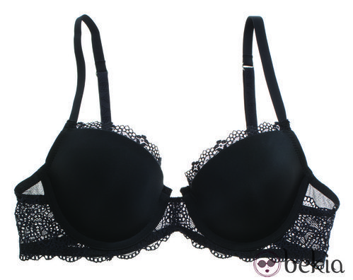 Sujetador negro de encaje de DKNY Intimates
