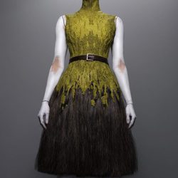 Vestido de la colección Eshu de Alexander McQueen