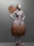 Vestido It's Only a Game de Alexander McQueen
