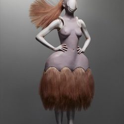 Vestido It's Only a Game de Alexander McQueen