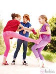 Conjuntos de leggins y camisetas para niña de la colección primavera/verano 2013 de Benetton