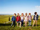 Looks de diferentes estilos para niños de la colección primavera/verano 2013 de Benetton.