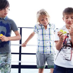 Looks de diario para niño de la colección primavera/verano 2013 de Benetton