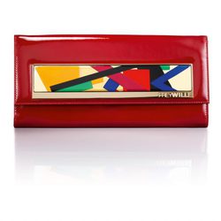 Modelo rojo del clutch 'Noche Vienesa' de Frey Wille