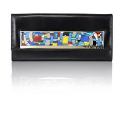 Modelo negro del clutch 'Noche Vienesa' de Frey Wille