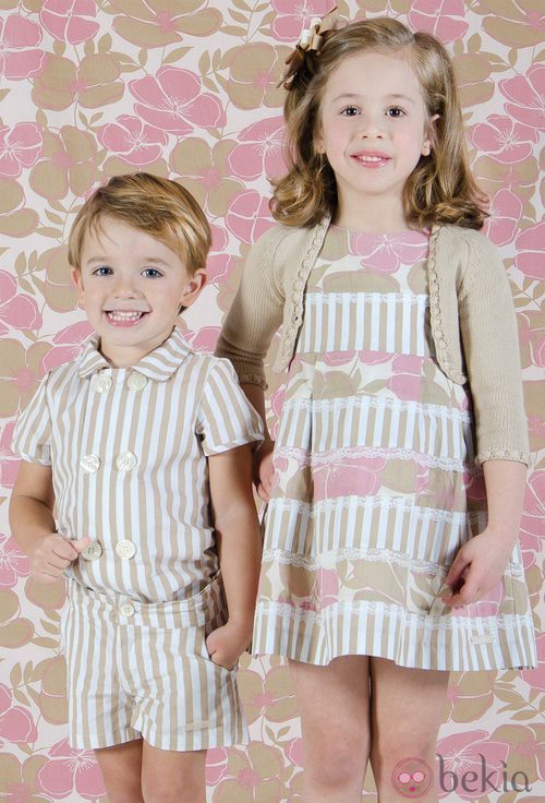 Conjuntos beige de la colección 'Ceremonia' de Trasluz para este 2013