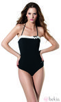Bañador negro de la línea 'Control Line Soft' de Dolores Cortés