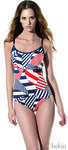 Bañador navy de la línea 'Control Line Soft' de Dolores Cortés