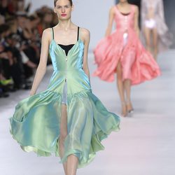 Vestido verde de la colección crucero 2014 de Dior